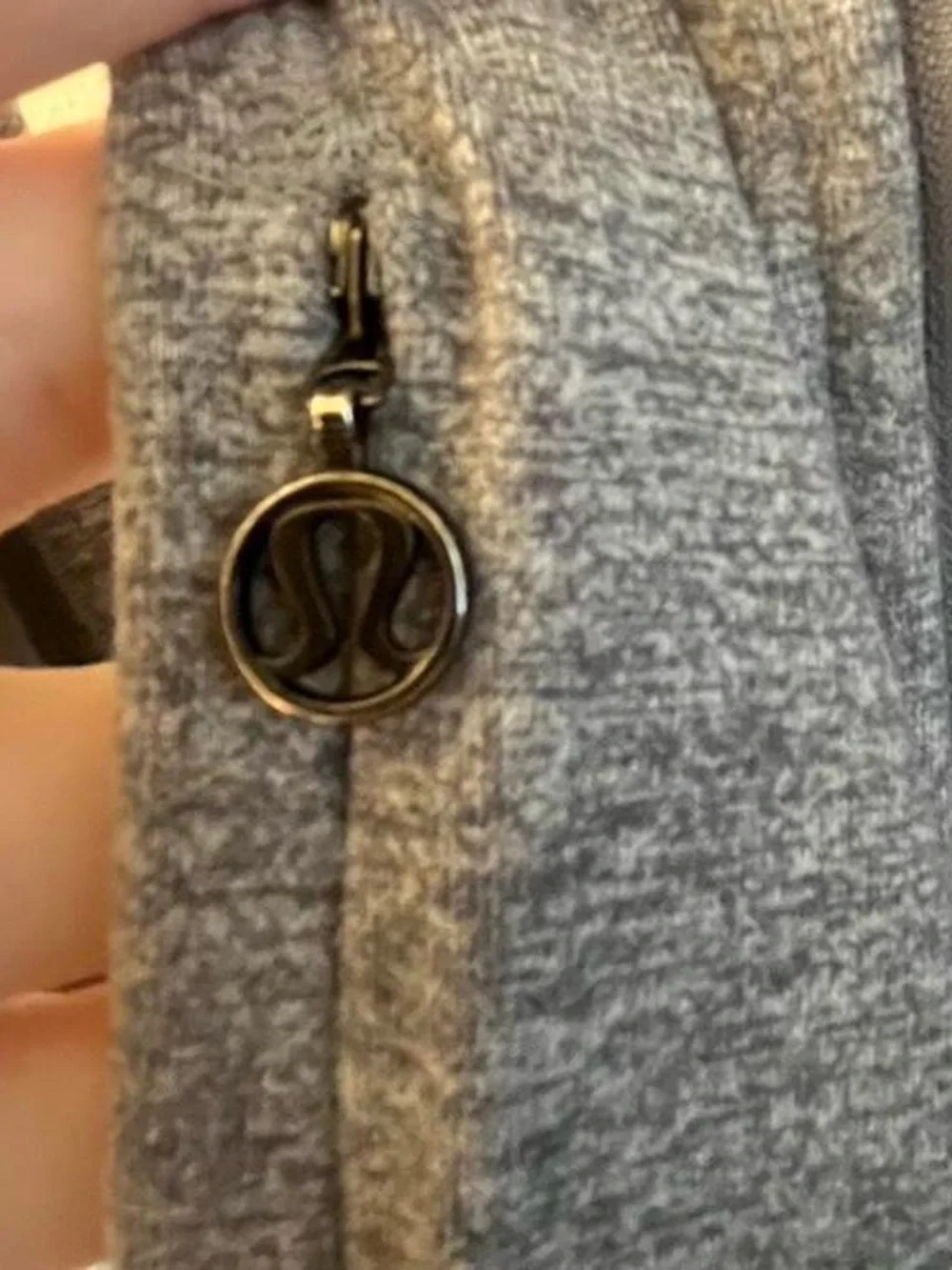 Lululemon Bhakti Yoga Heather Gray Athletic Zip Jacket - Picture 7 of 7